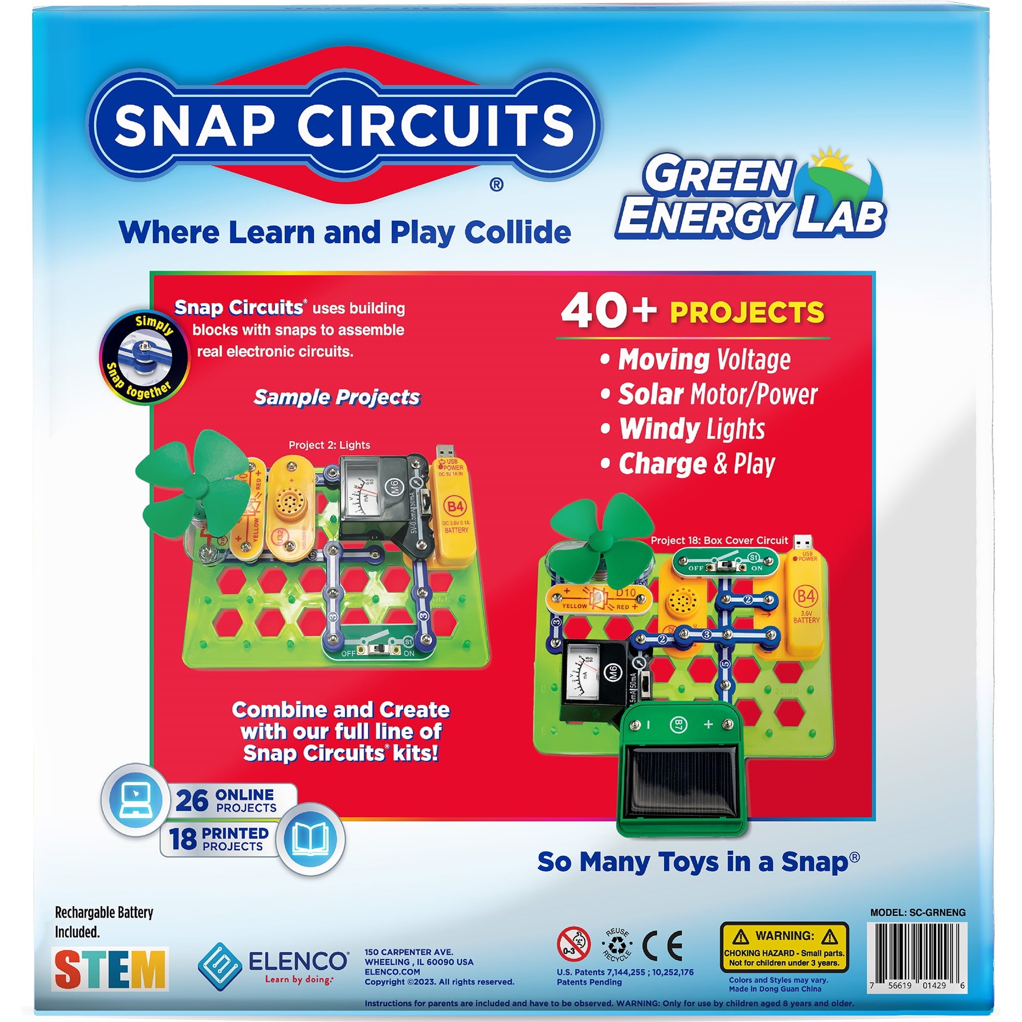 Snap Circuits® Green Energy Lab | Electronic Science Kit | Over 40 Pr