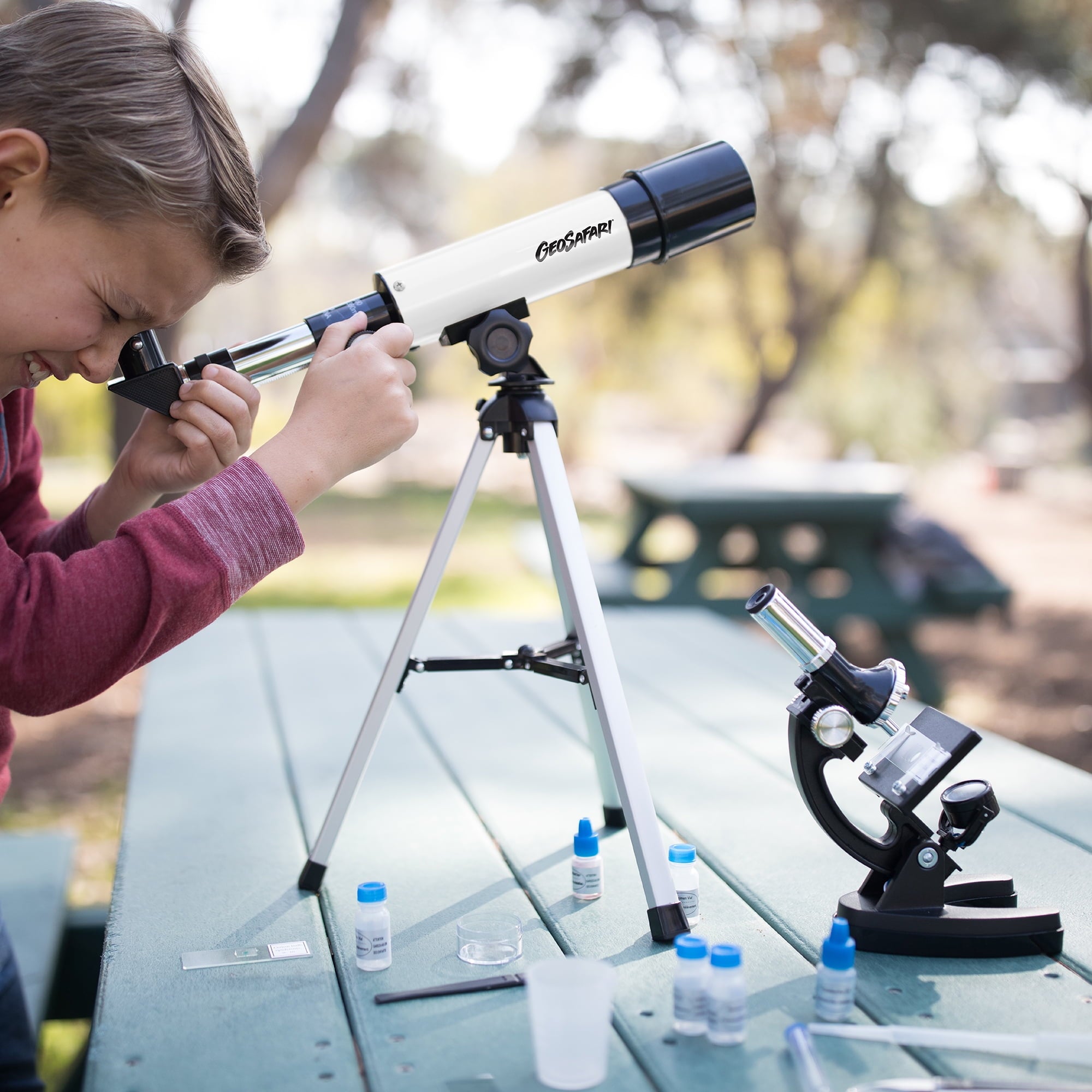 Educational Insights Beginner Telescope & Microscope Science Set, STEM