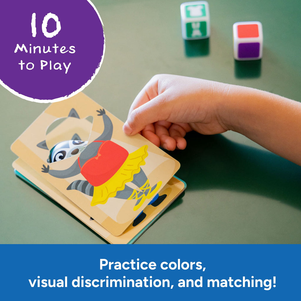Educational Insights Raccoon Rumpus, Preschool Board Game, Matching Ac