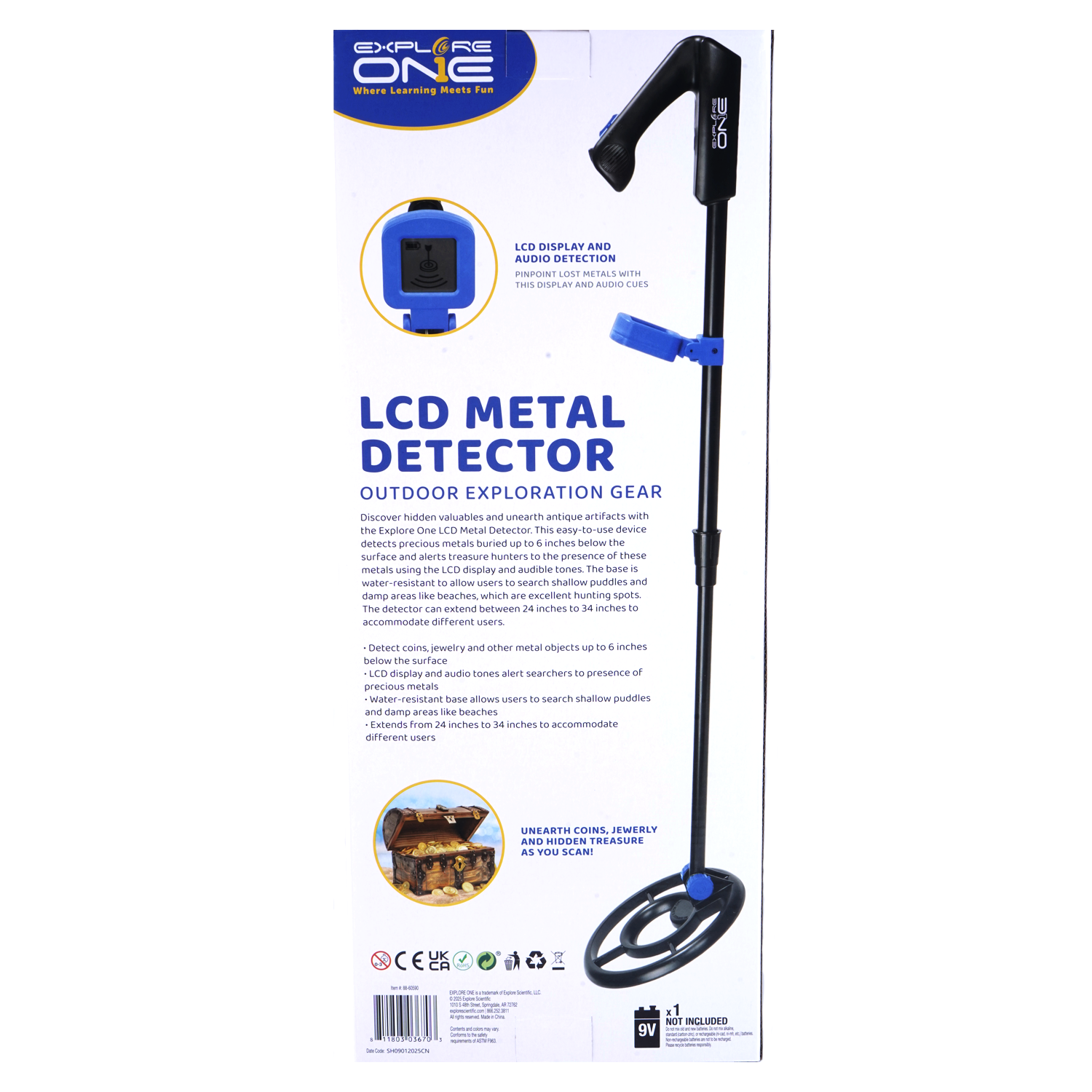 Metal Detector with LCD Display