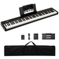 88-Key Velocity-Sensitive Digital Piano, 124.46×24.13×6.35 cm French