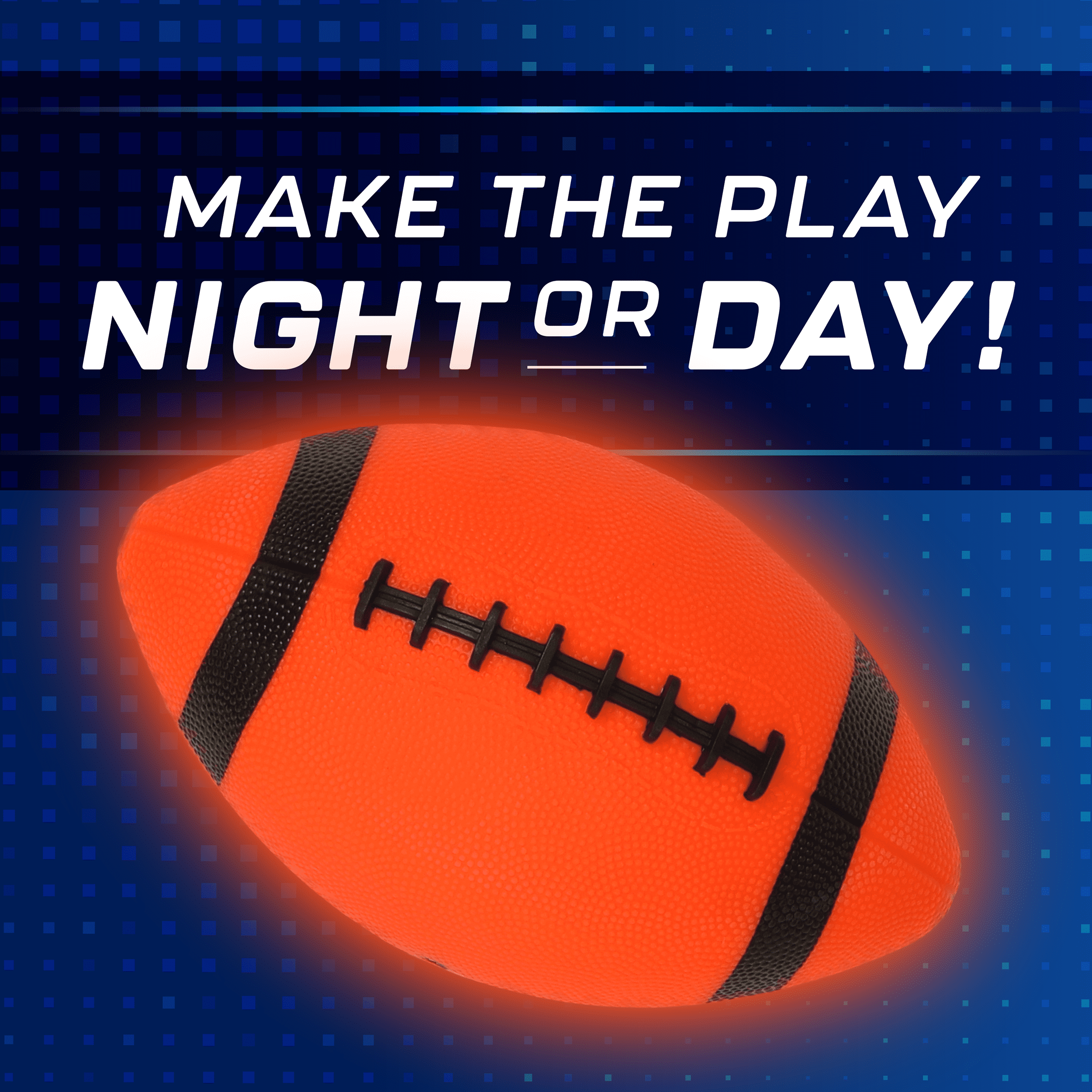 LED Flag Football, Light-Up Outdoor Sports Game, for All Ages, by Minn