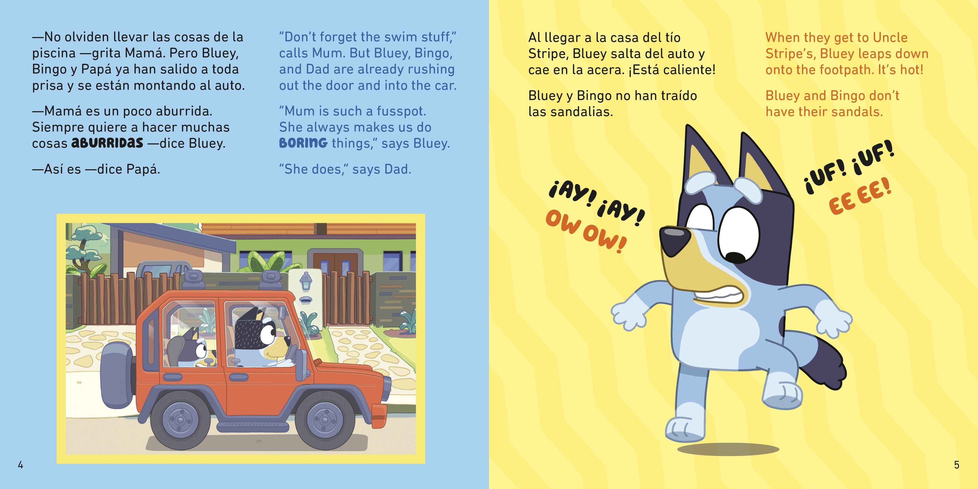 Bluey: the Pool/la Piscina (Bilingual English-Spanish Edition) (Biling