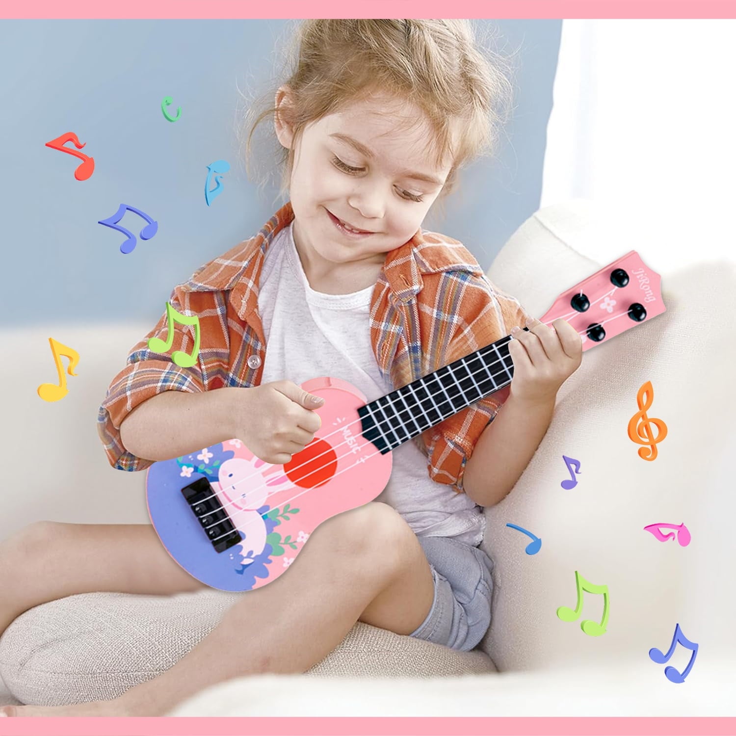 Kids Guitar Toy, Musical Instruments for Kids, Toddler Guitar for Girl