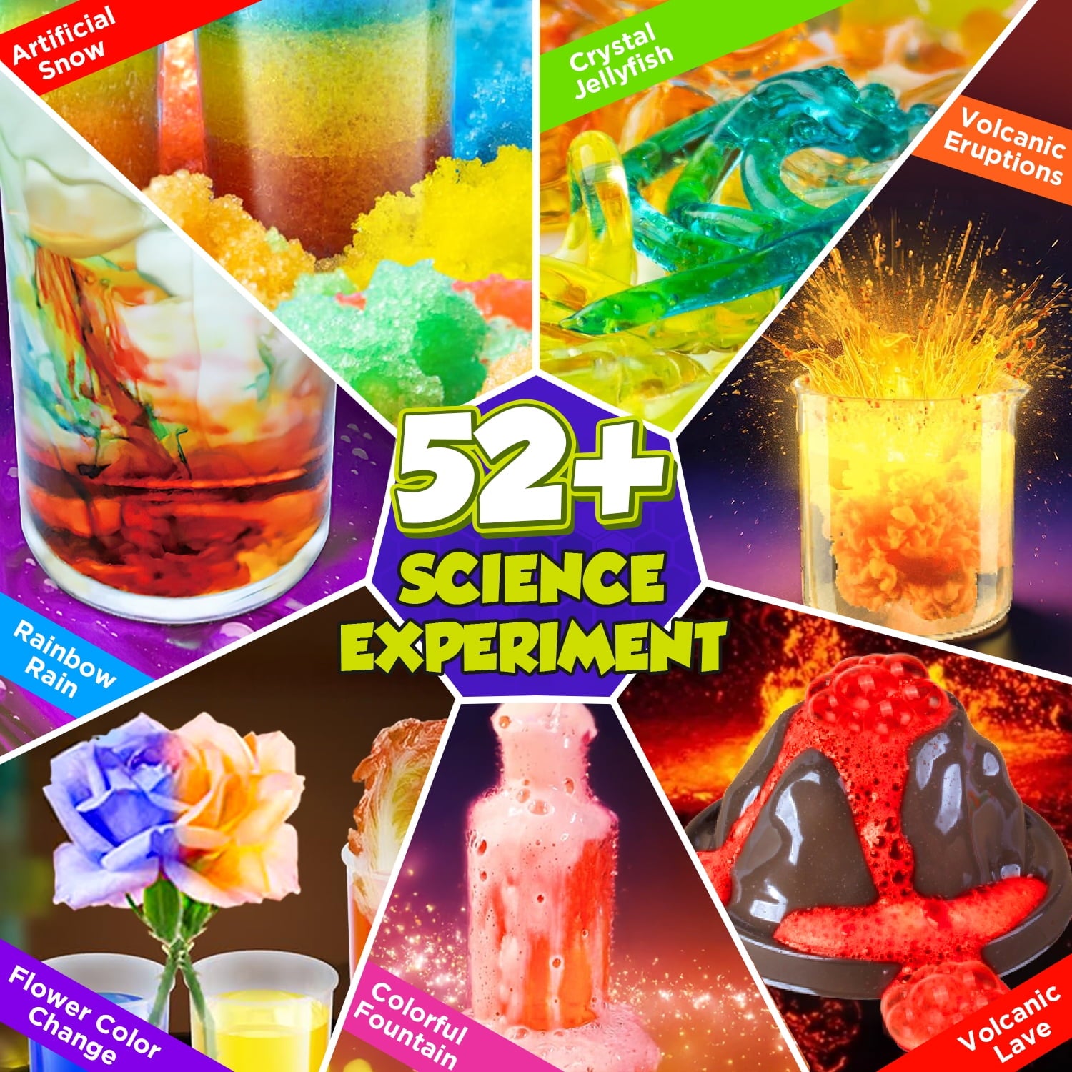 Huge Wave Science Kit for Kids Ages 4-12, 52+ STEM Educational Experim