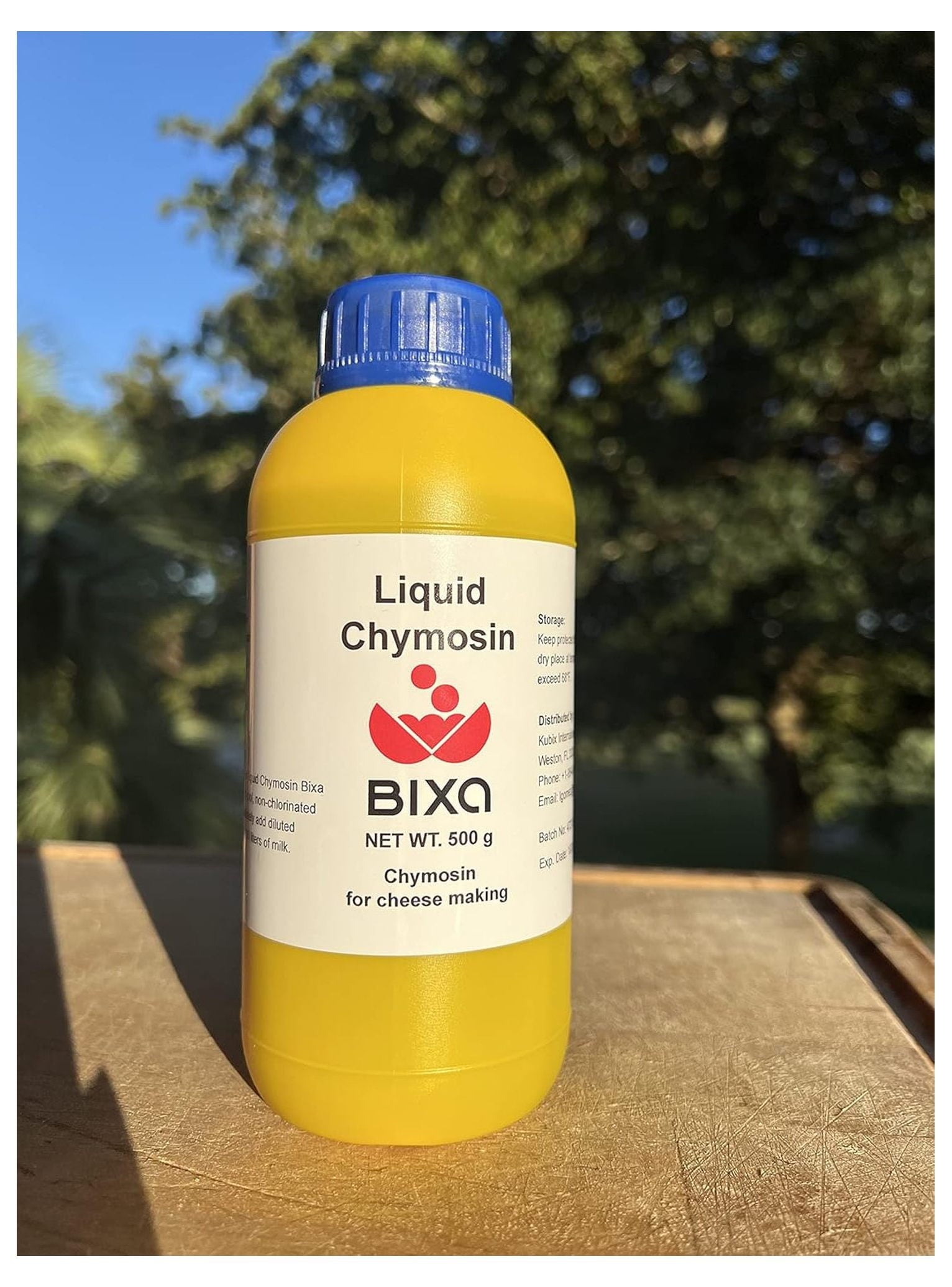 Bixa Liquid Chymosin Rennet for Cheese Making - 17 Fl oz