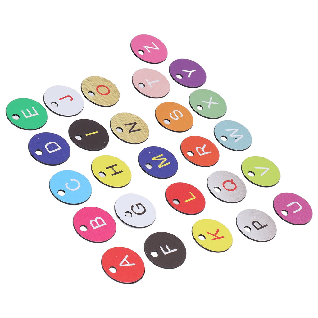 Nieyigj 26 PCS Beehive Numbered Tag Marker with Hole Round Beehive Lab
