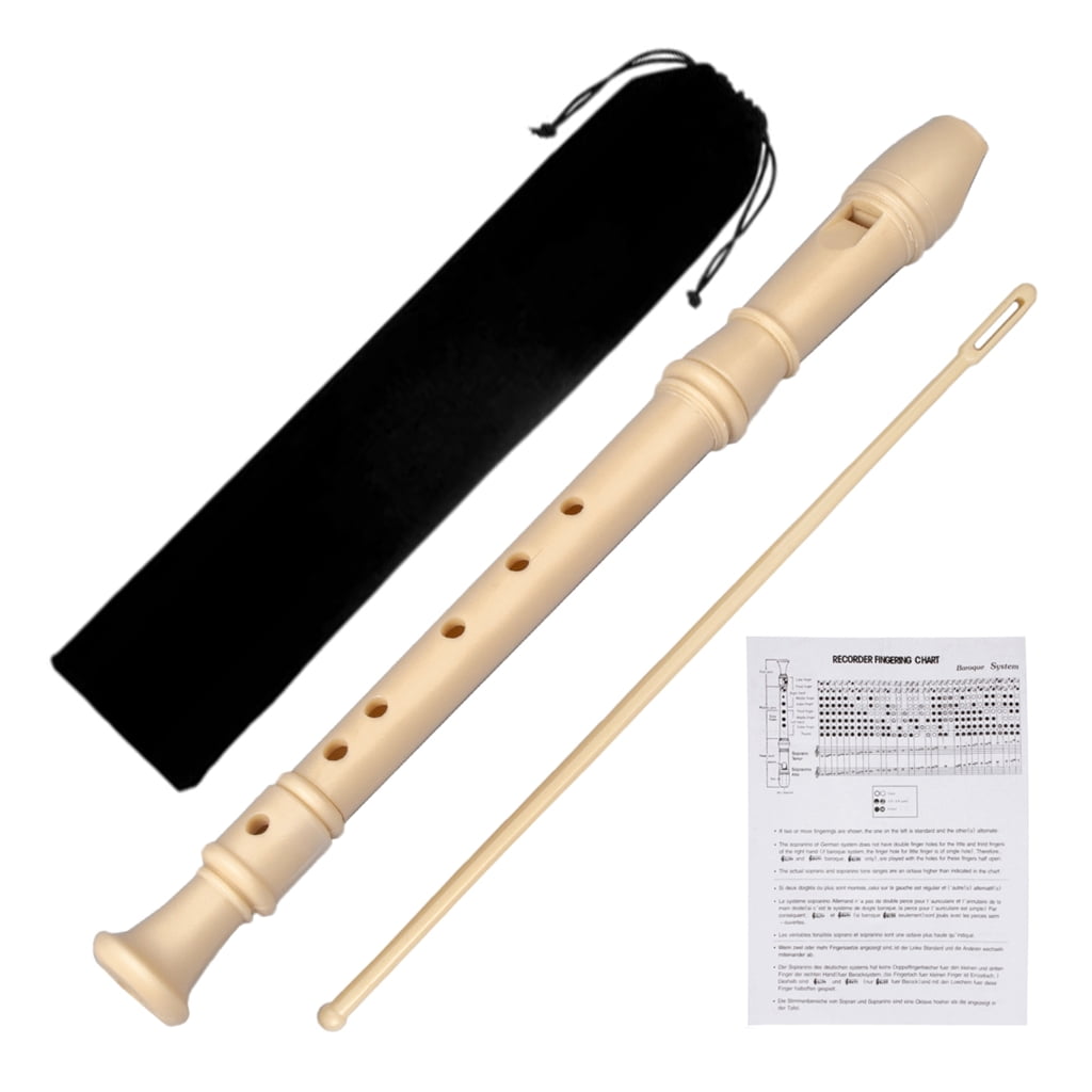 Aellinatey German Style Treble Flute Soprano Recorder Instrument C Key