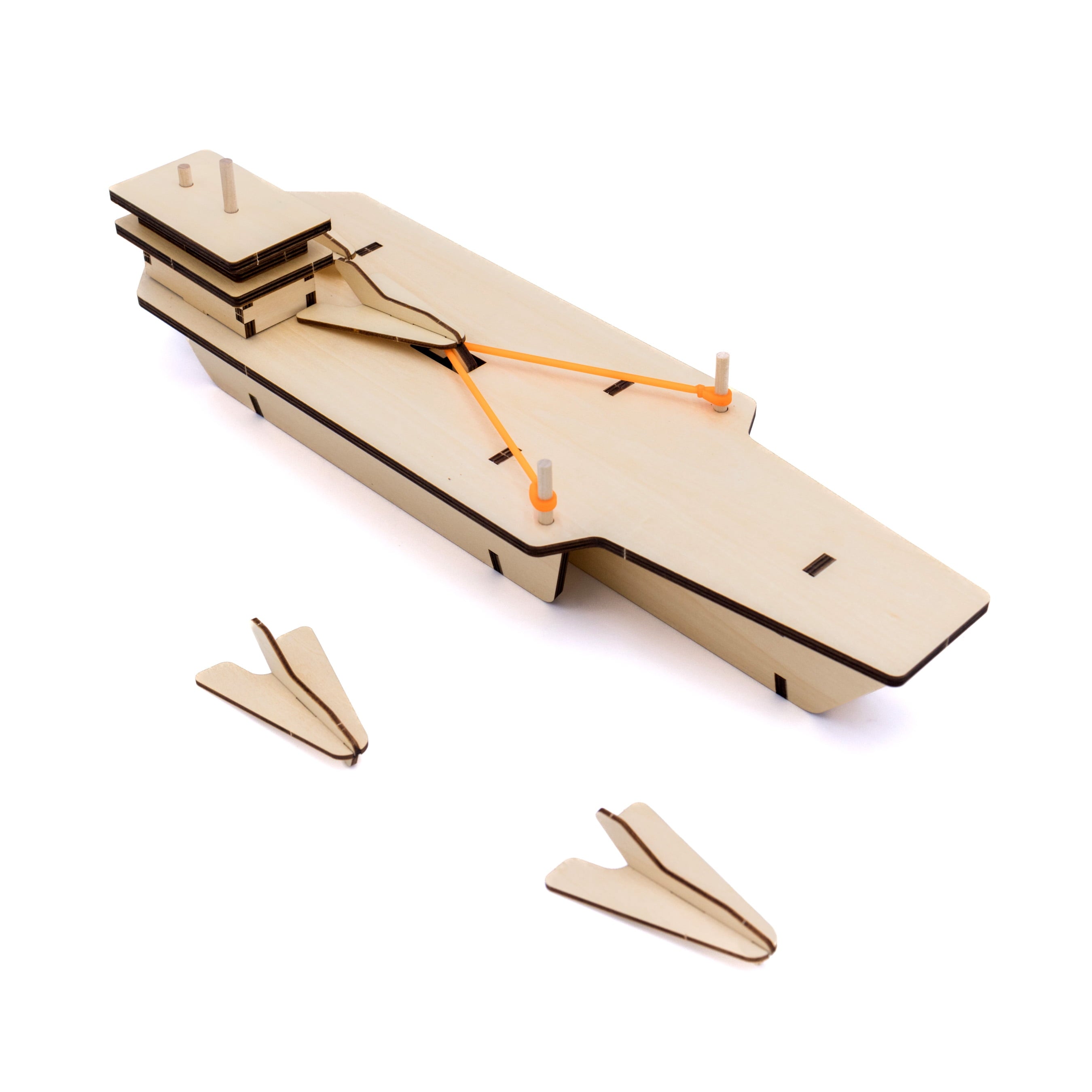 Jimmy's Workshop Aircraft Carrier Beginner Woodworking Set