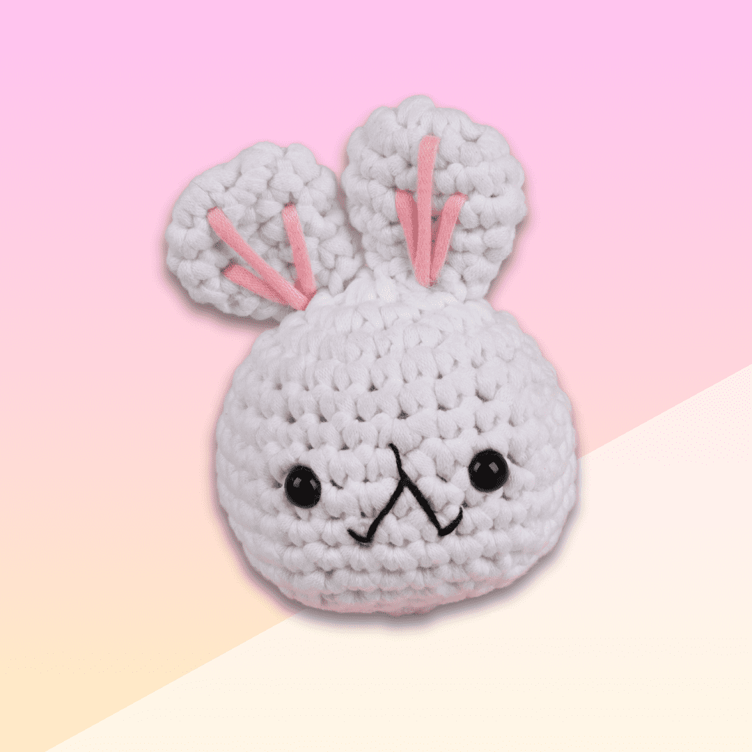 Learn to Crochet Kit for Beginners ~ Beatrice Bunny (Includes Blue Mag