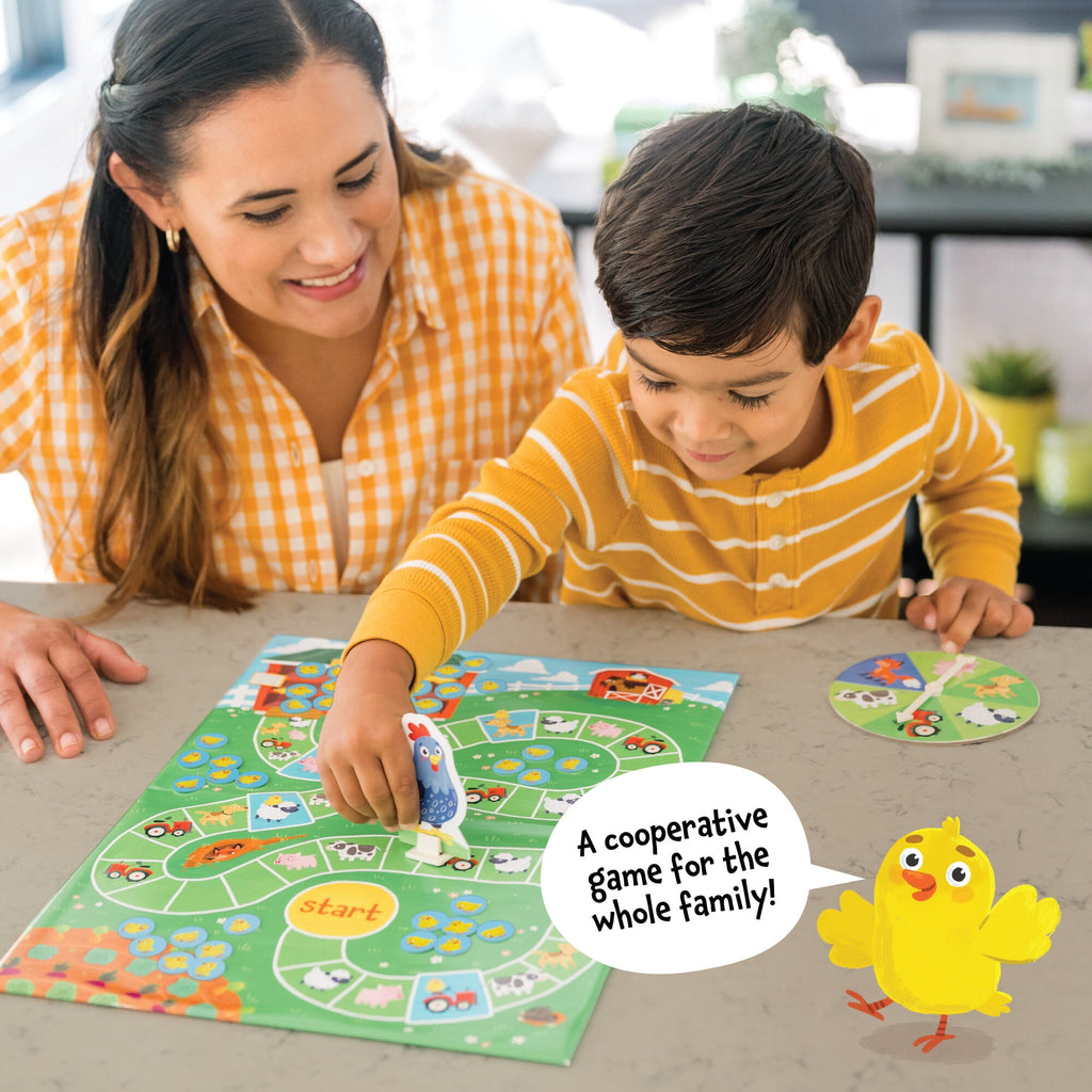 Peaceable Kingdom Count Your Chickens Cooperative Board Game for Presc