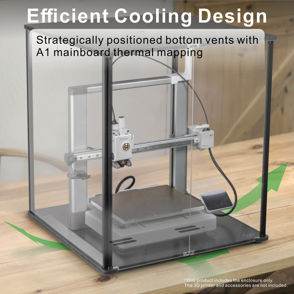 FNATR 3D Printer Enclosure for Bambu Lab A1