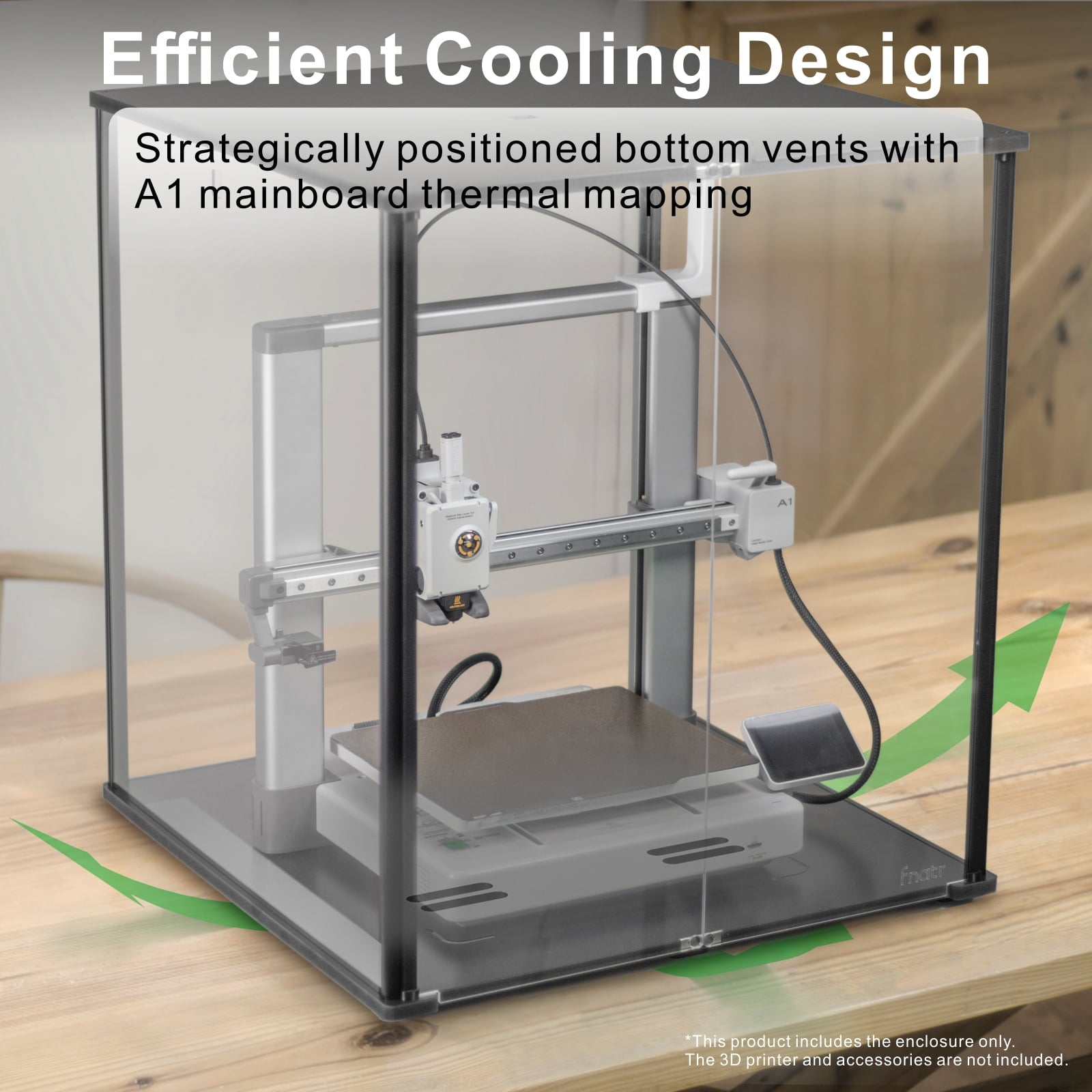 FNATR 3D Printer Enclosure for Bambu Lab A1