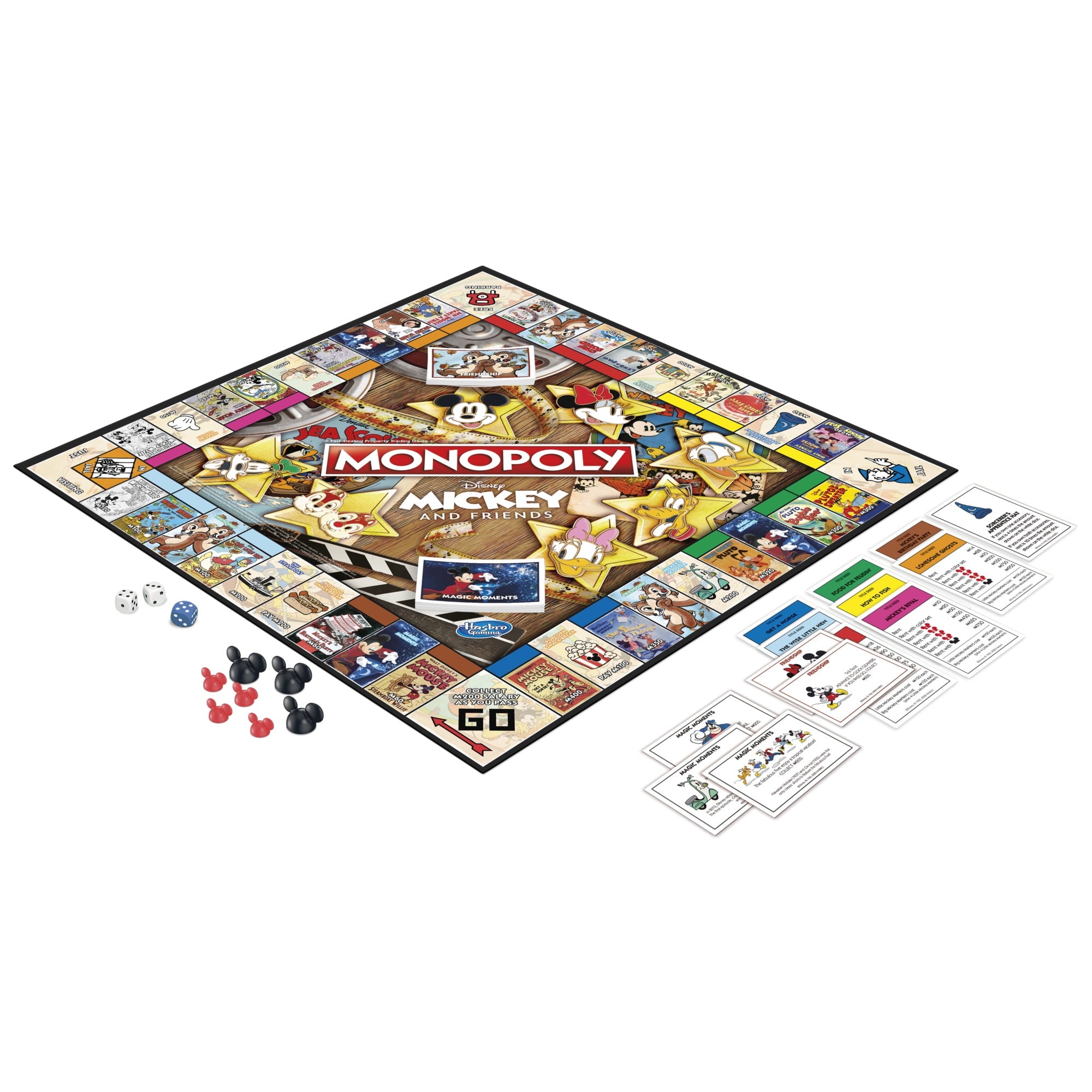 Monopoly Disney Mickey and Friends Edition Board Game for kids and Fam