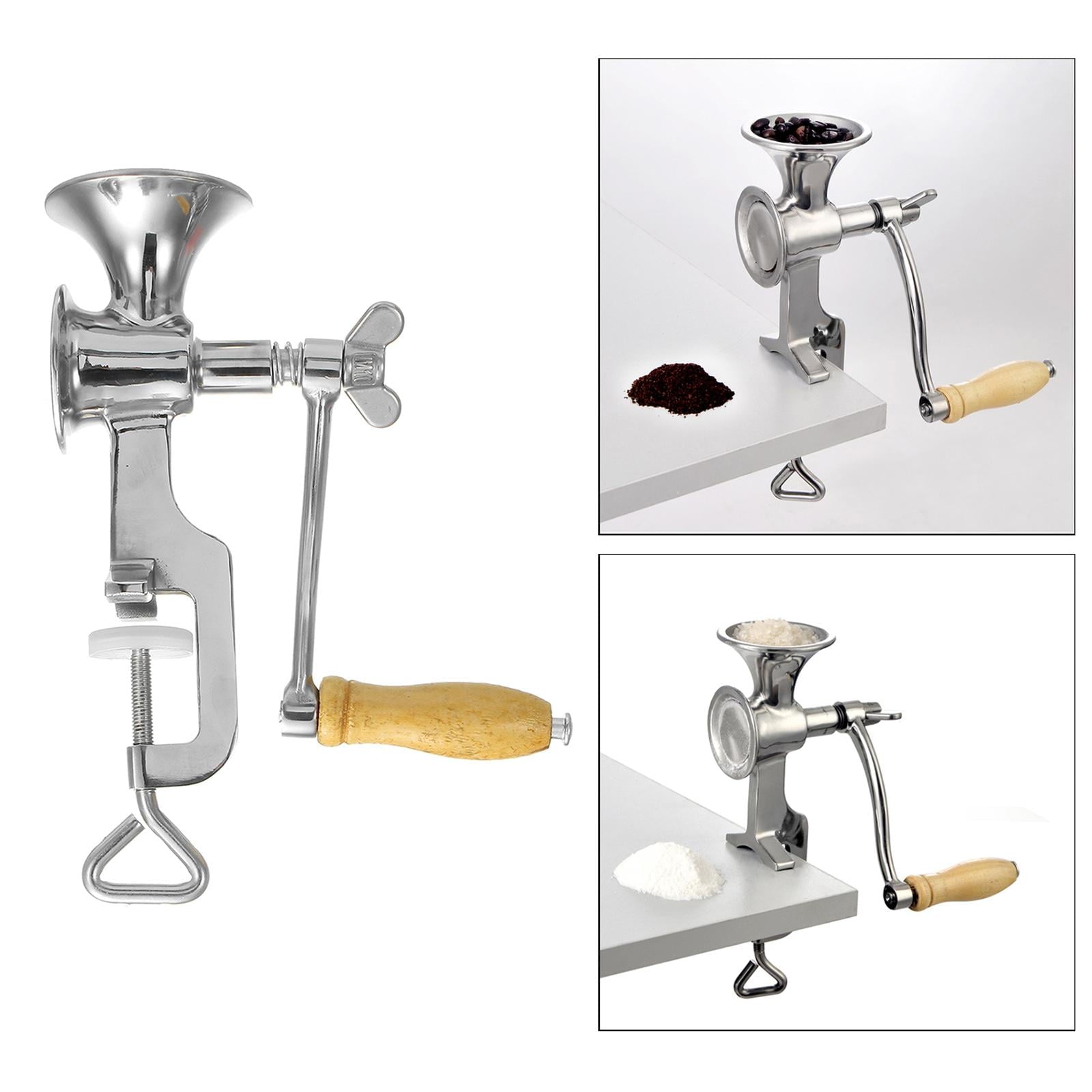 Axioma Crafts Creation Hand Crank Grain Mill Table Clamp Manual Grain