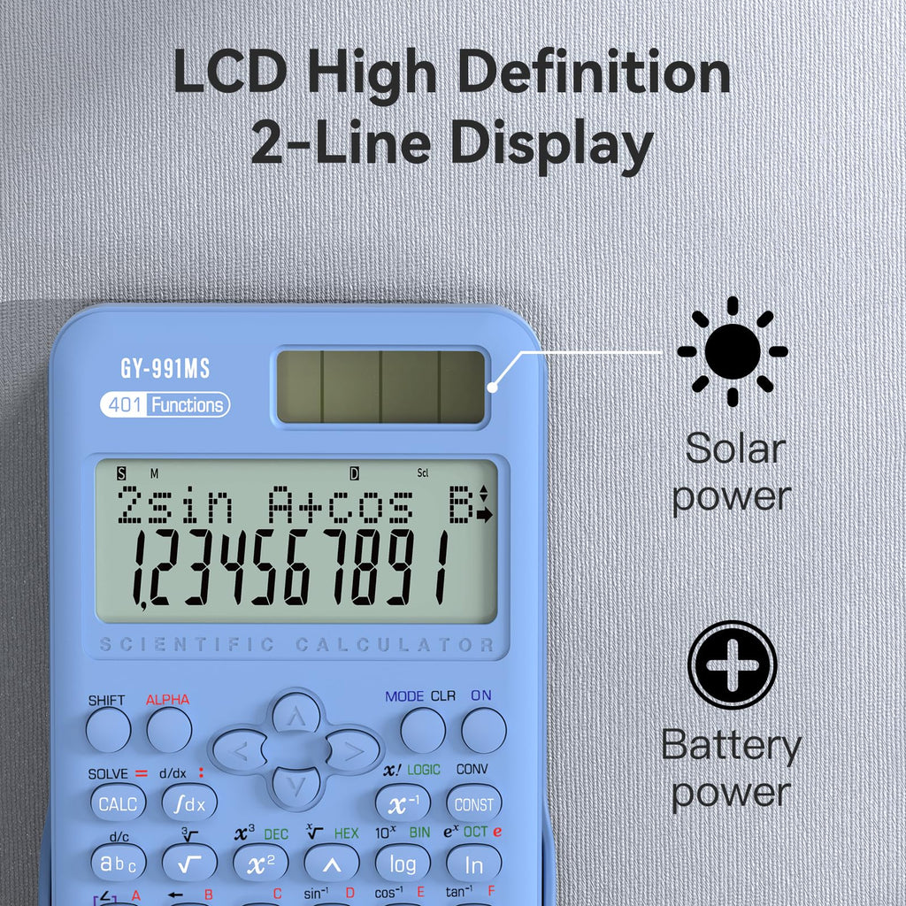 ROATEE 991ES MAX Scientific Calculator with Notepad