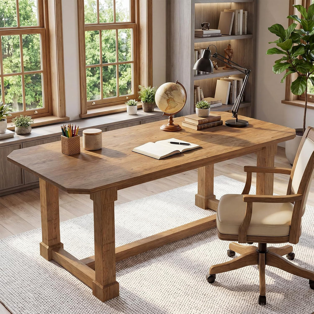 TRIBEWOOD 63-Inch Solid Fir Student Desk