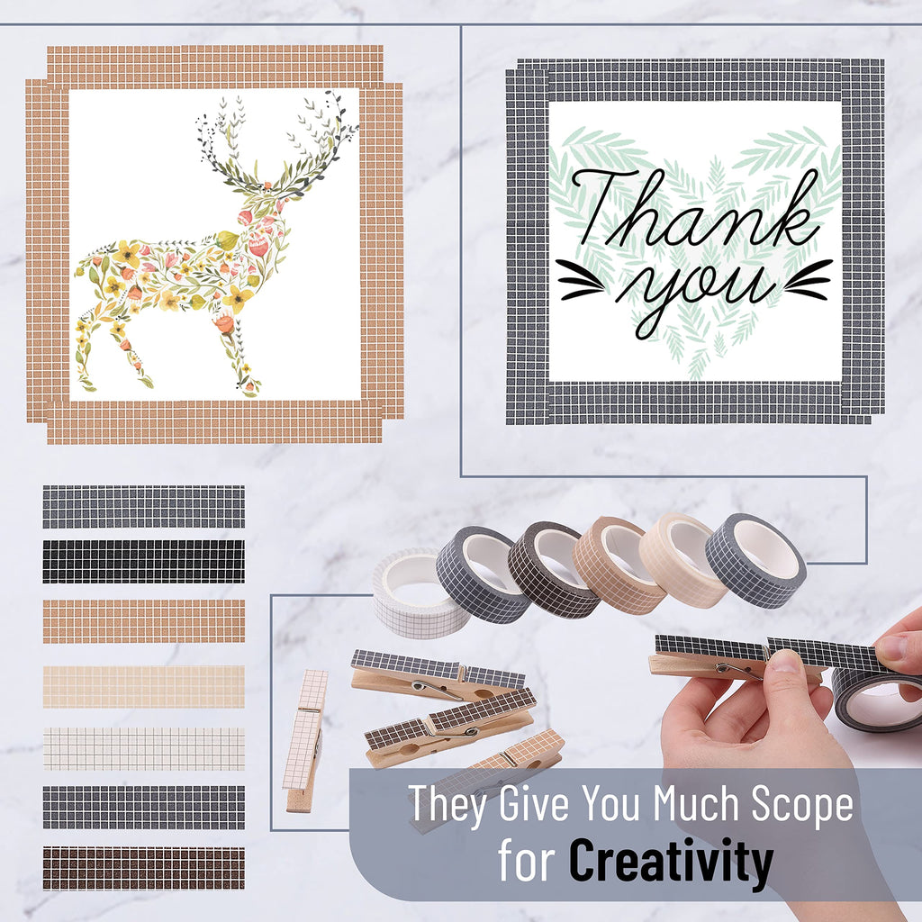 Mr. Pen- Washi Tape Set, 21 Rolls, Assorted Sizes, Floral