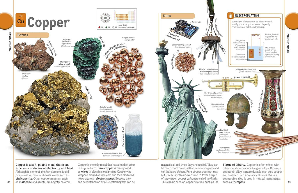DK: The Elements Book — A Visual Periodic Table Encyclopedia for Kids (Ages 9–12)