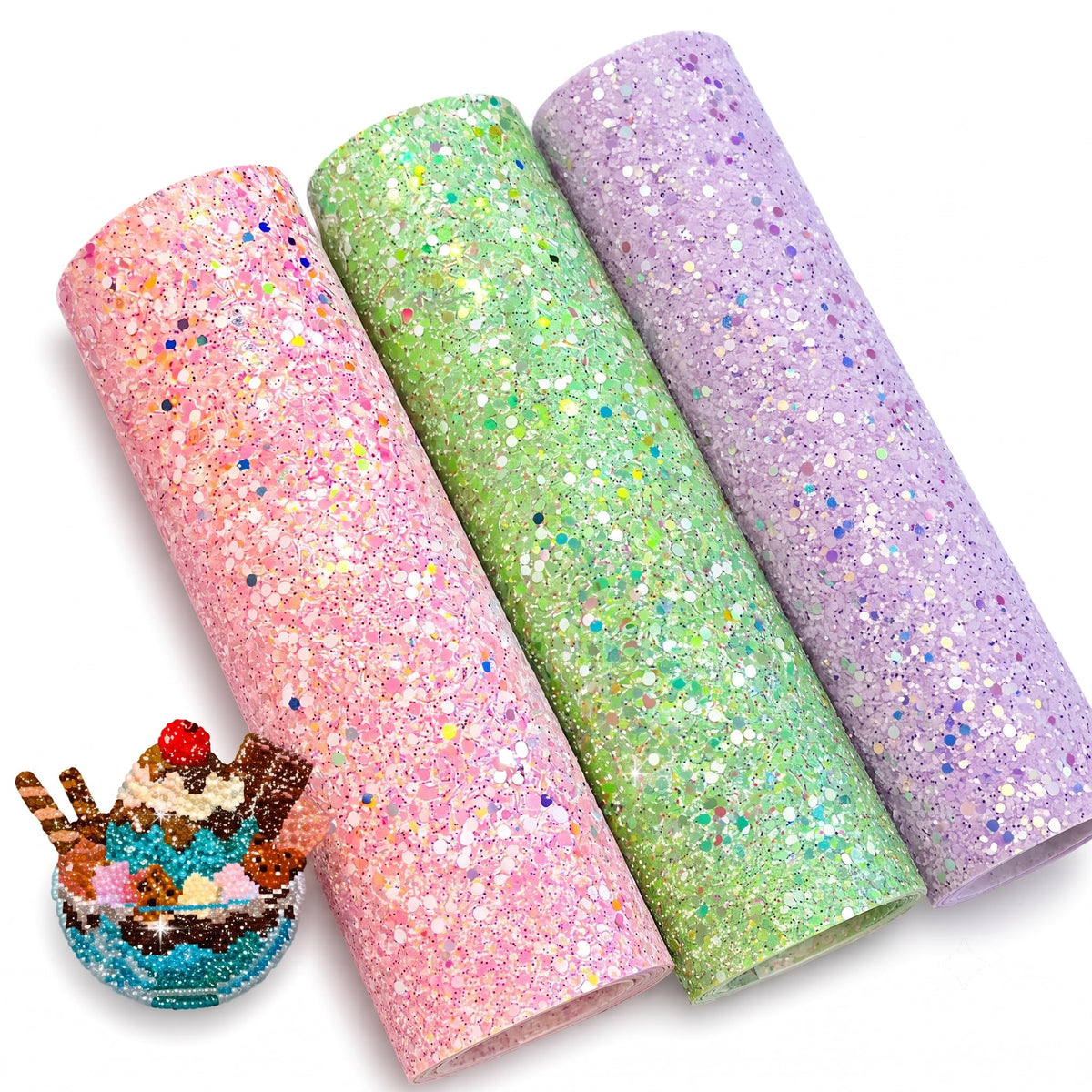 Thick Textured Fuse Bead Ironing Paper 7 Pack, 0.01 Inch Fiberglass Iron Cloth, Reusable Heat Transfer Sheet for Bead Craft Finishing, 7.87 x 5.91Inch (Cloth)