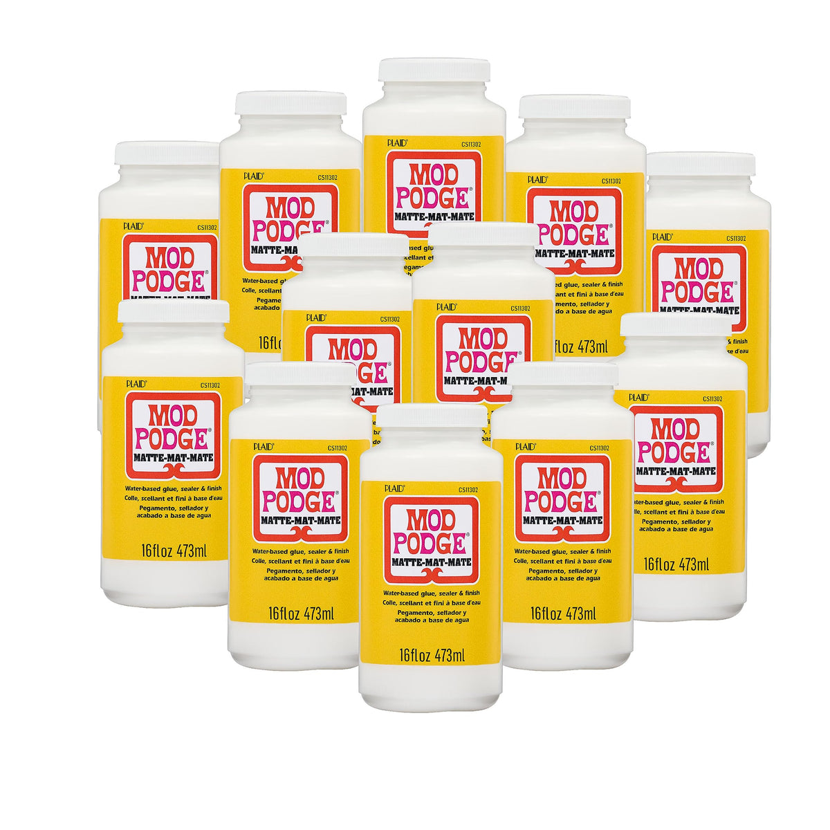Mod Podge Matte Decoupage Glue, Sealer & Finish – Multiple Sizes