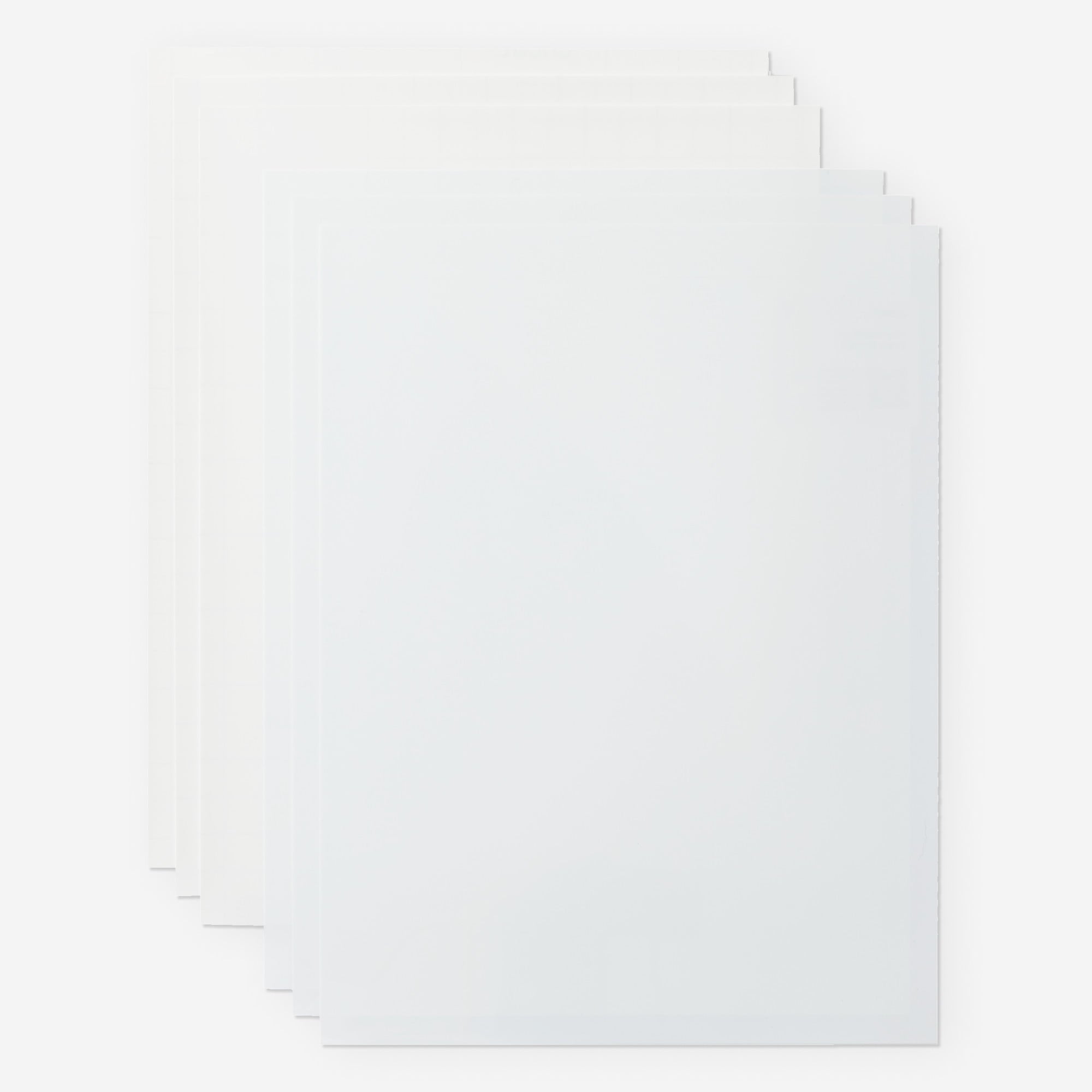 Cricut Waterproof Sticker Set - US Letter (6 ct), White, 8.5" x 11", S