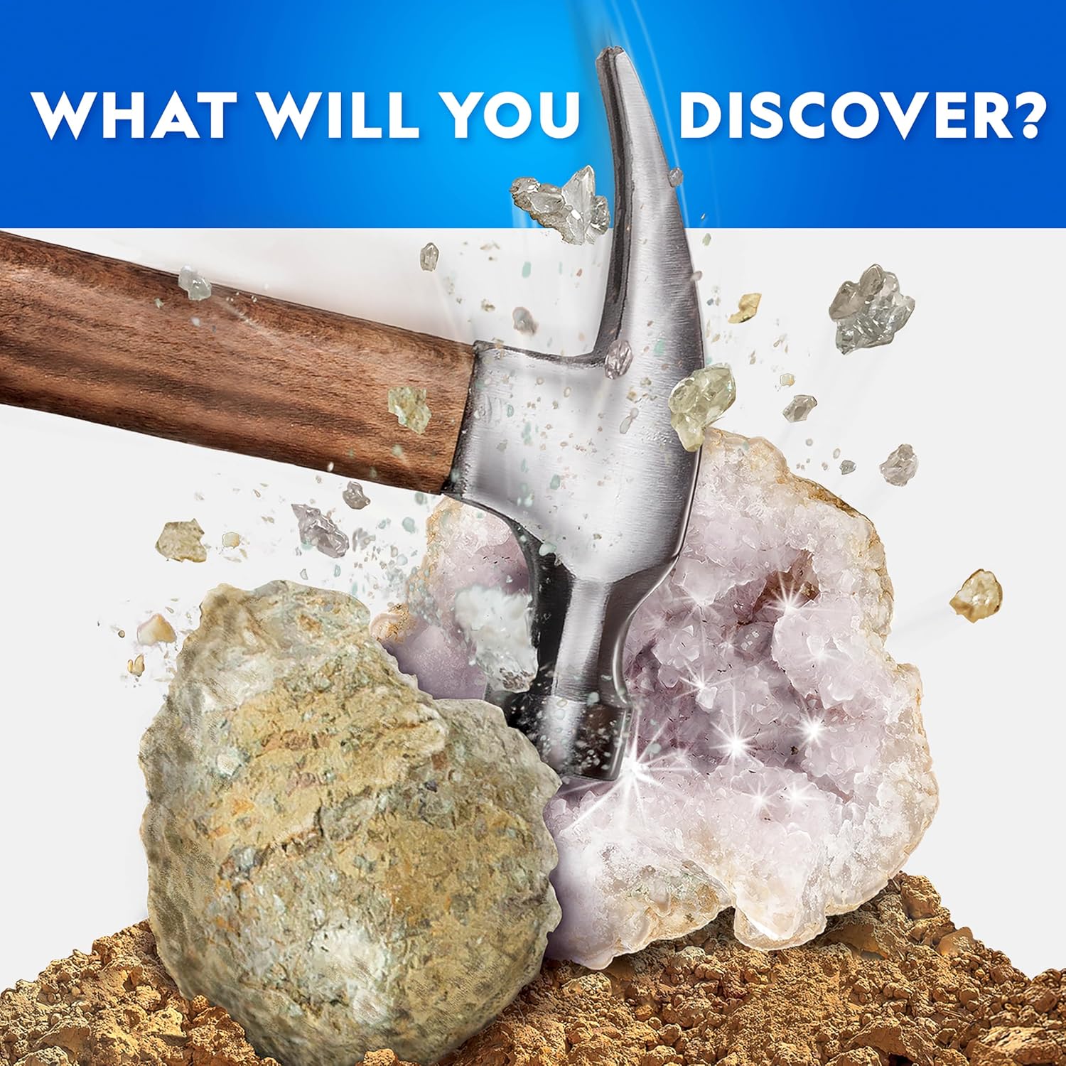 National Geographic: Break-Open 15 Premium Geodes Science Kit (Ages 8+)