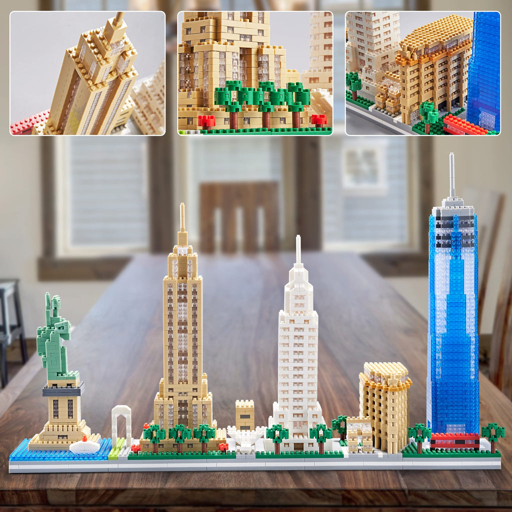 JXRLMB Architecture White House Modle Kit Micro Building Blocks Sets for Adults World Famous Landmark Collection Set U.S. Capital 3520 PCS for Teens 14+