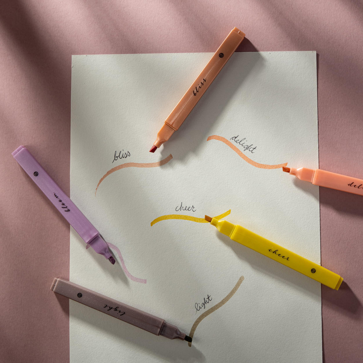 DIVERSEBEE Bible Highlighters with Soft Chisel Tip, No Bleed (Pastel)