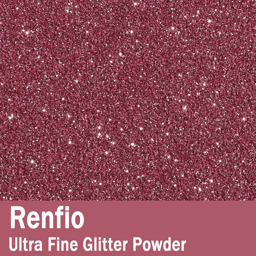 Renfio: Ultra Fine Glitter Powder, 2.11 oz (60g) – Metallic & Holographic