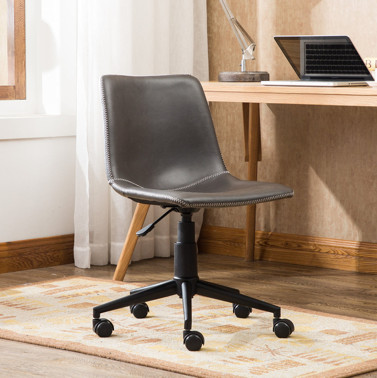 Roundhill Furniture Cesena Adjustable Armless Study Chair (Multiple Colors)