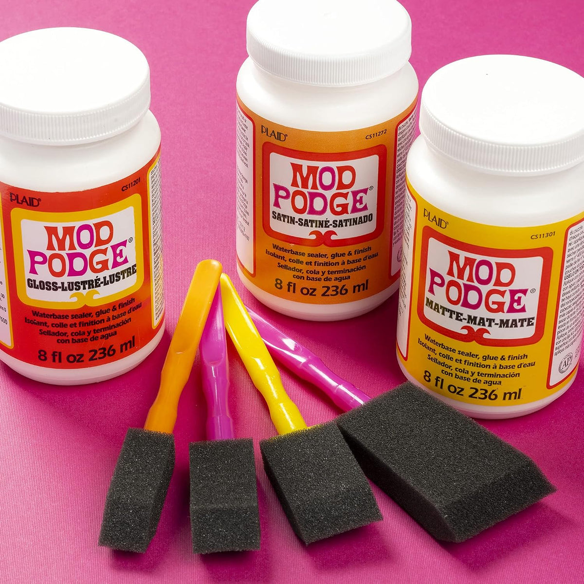 Mod Podge Gloss Decoupage Glue, Sealer & Finish – Multiple Sizes