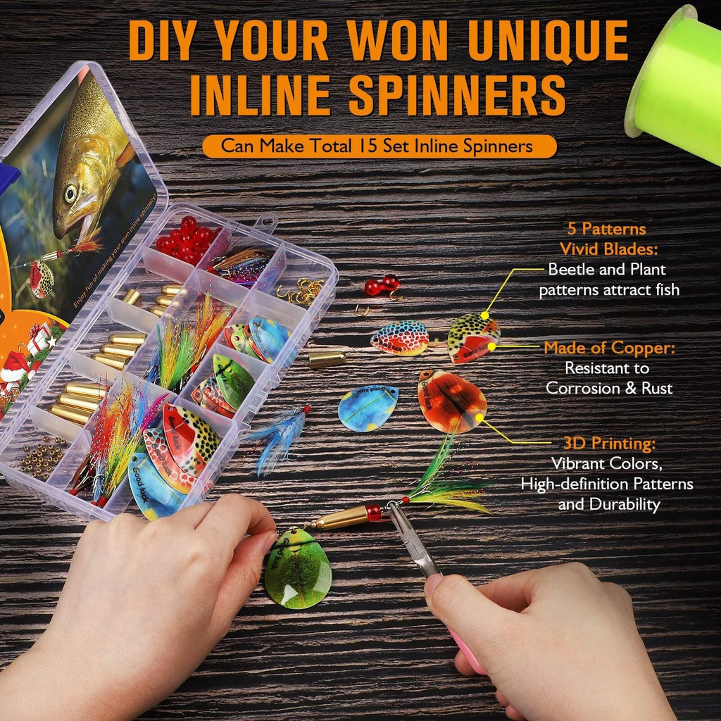 Dovesun DIY Spinner Lure Making Kit