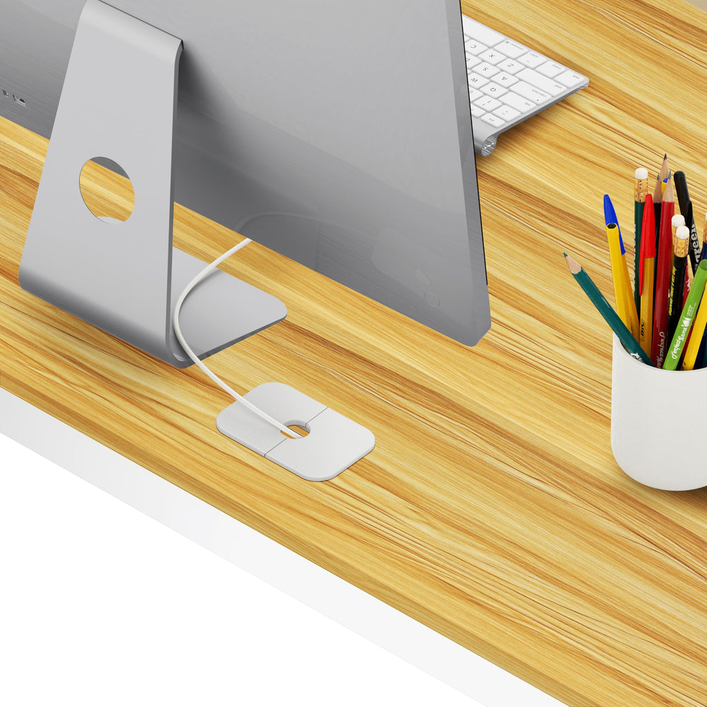 SHW 55 × 60-Inch Commercial-Grade L-Shaped Student Desk