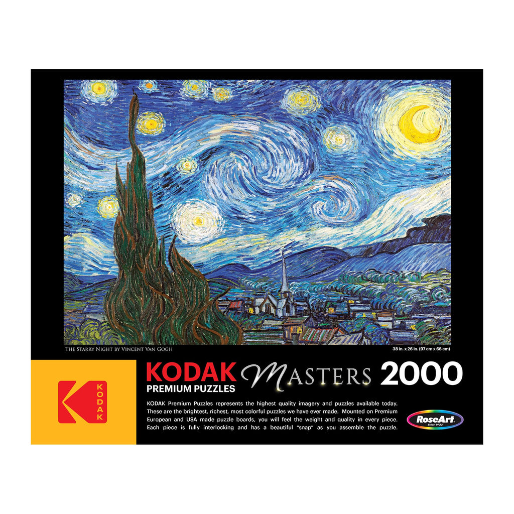 RoseArt Kodak Premium Masters Mona Lisa 2000 Piece Jigsaw Puzzle