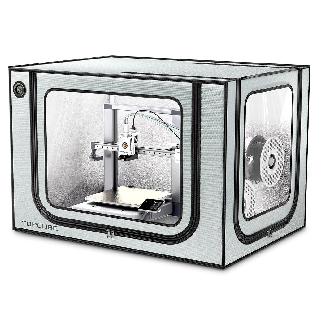 TOPCUBE 3D Printer Enclosure for Bambu Lab A1 Combo with LED Light