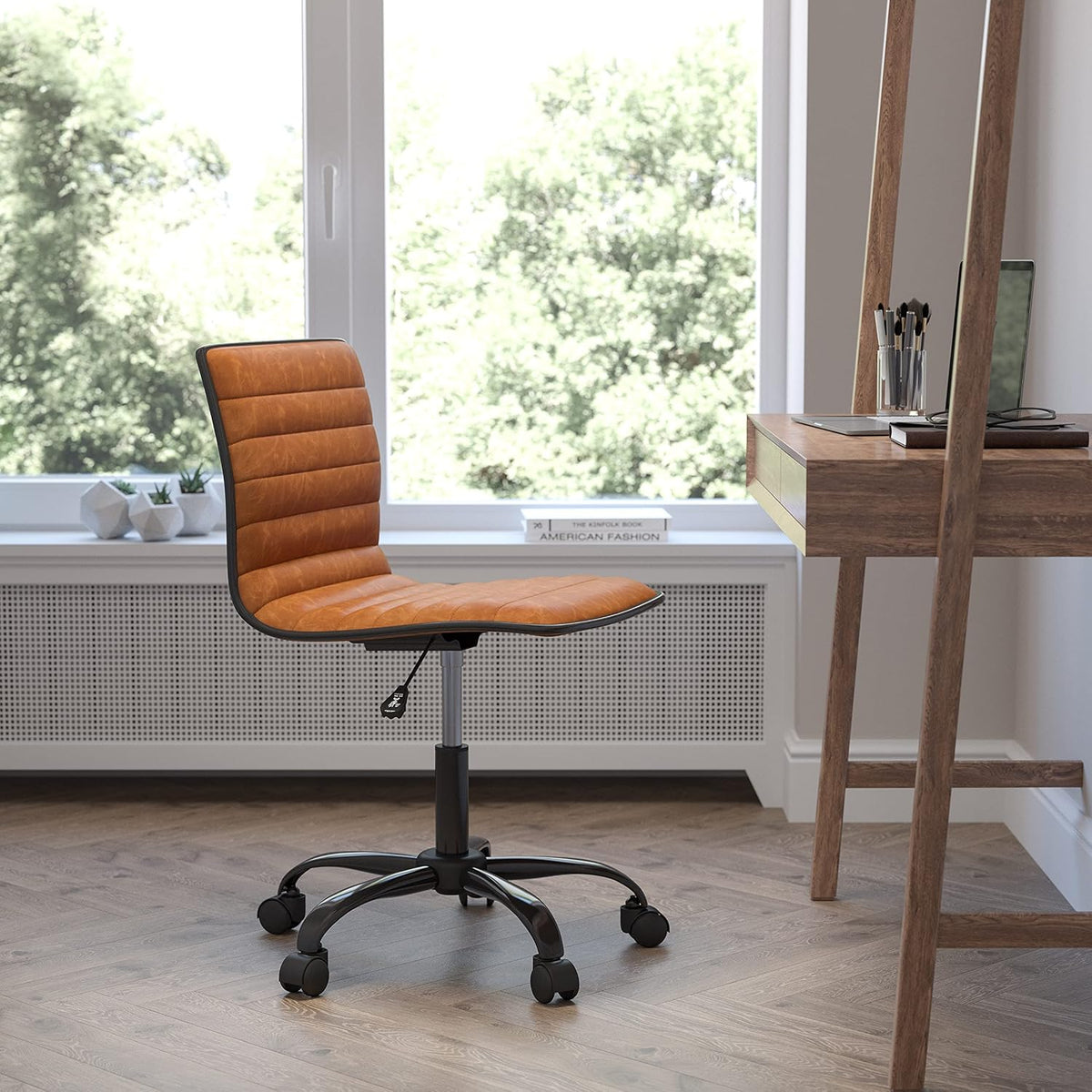 Flash Furniture Swivel Office Chair, Black