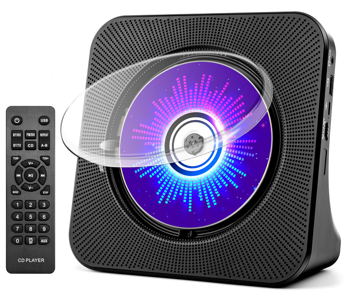 ROADOM KC607 Rechargeable Bluetooth CD Player for Learning (K–12)