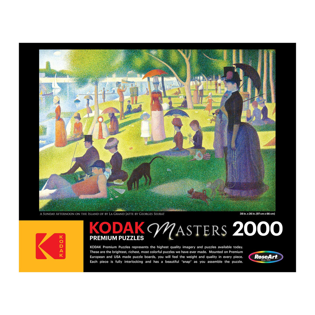 RoseArt Kodak Premium Masters Mona Lisa 2000 Piece Jigsaw Puzzle
