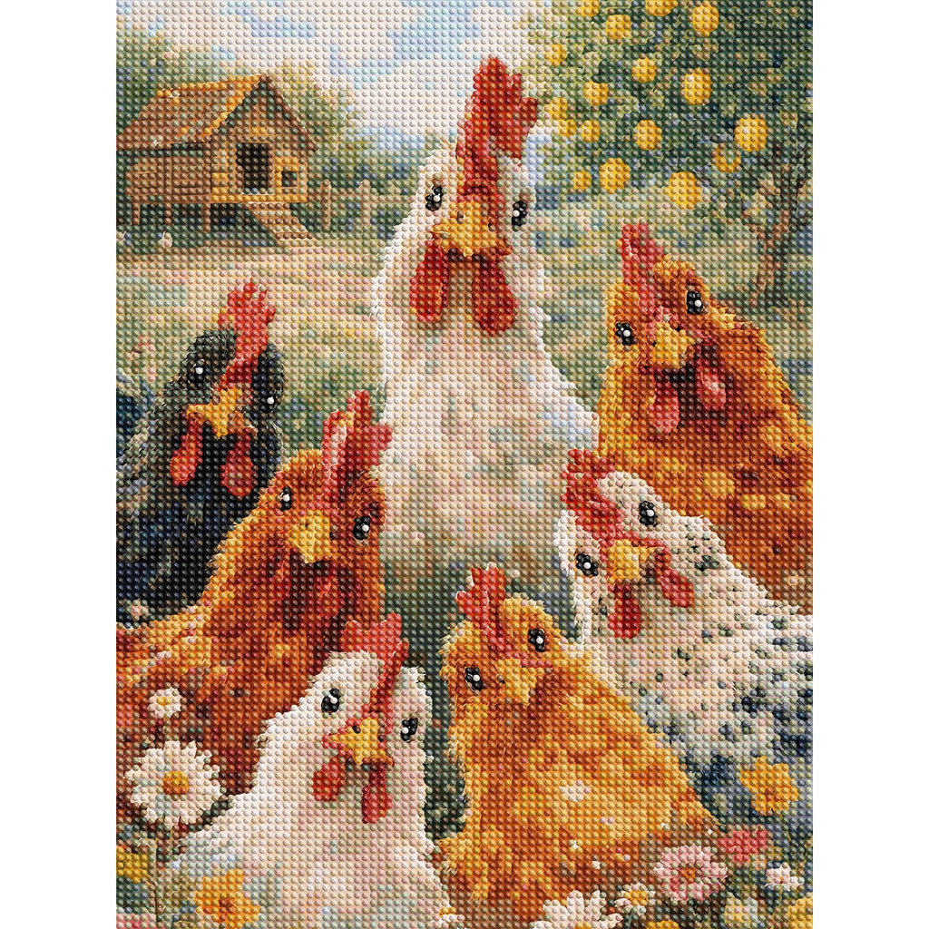 VICESESE 5D Diamond Painting Kit for Adults 12x16 Inch Diamond Art Set Cute Duck Animal Diamond Painting DIY Diamond Art Full Drill Crystal Painting for Home Wall Decor