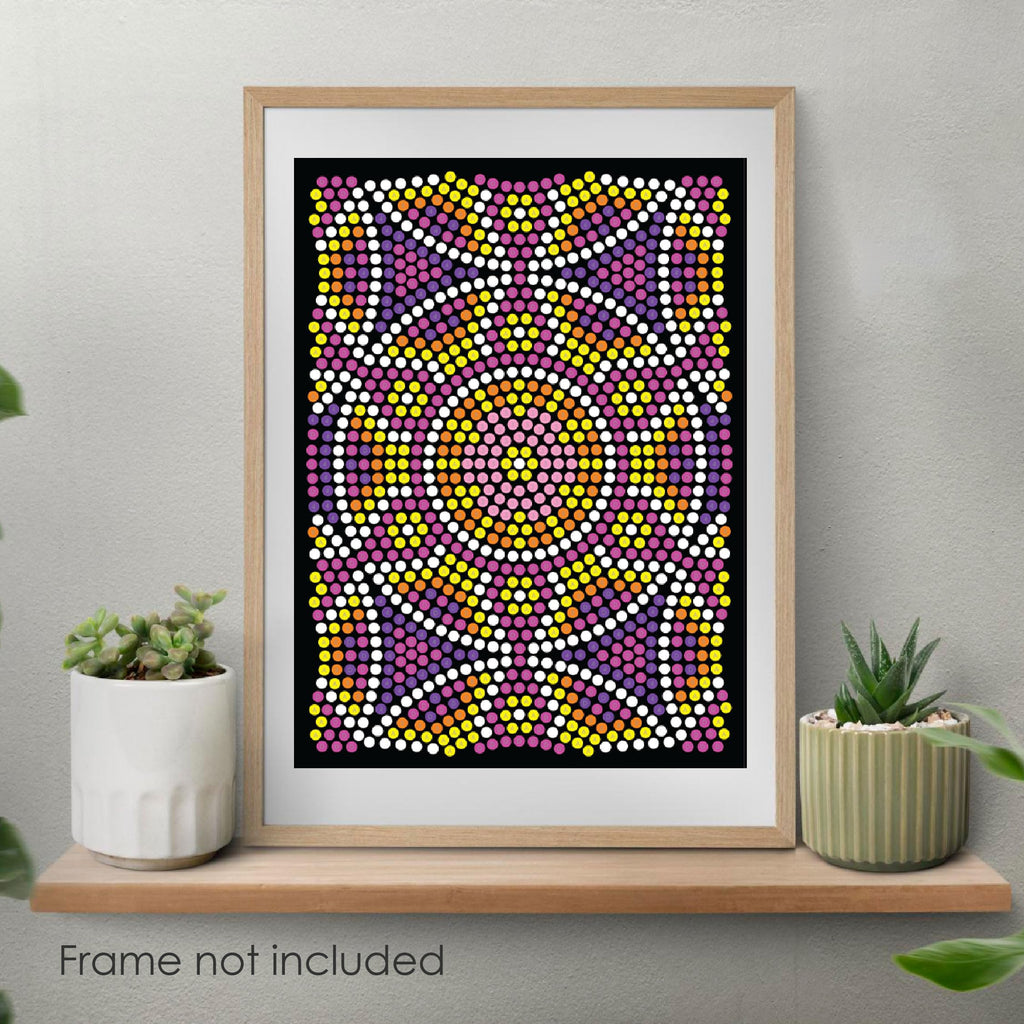Imagimake Mystery Mosaic - Landscapes, Paint by Number Art Kit for Kids