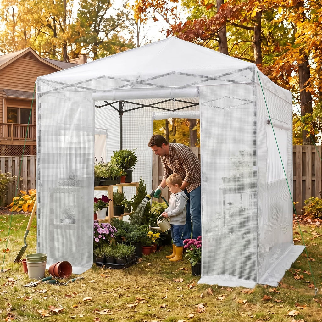 EAGLE PEAK Pop-Up Walk-In Greenhouse (Multiple Sizes)