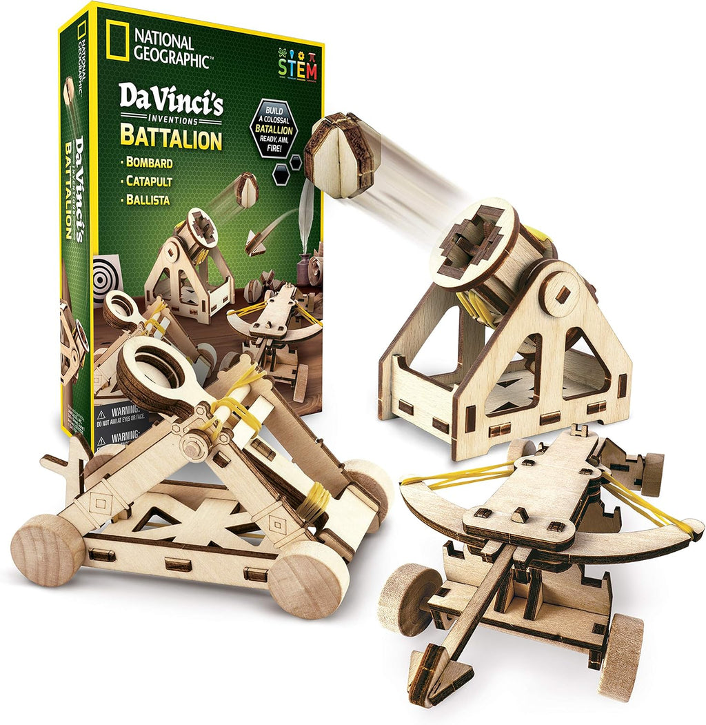 National Geographic Da Vinci's Battalion 3-Model STEM Kit