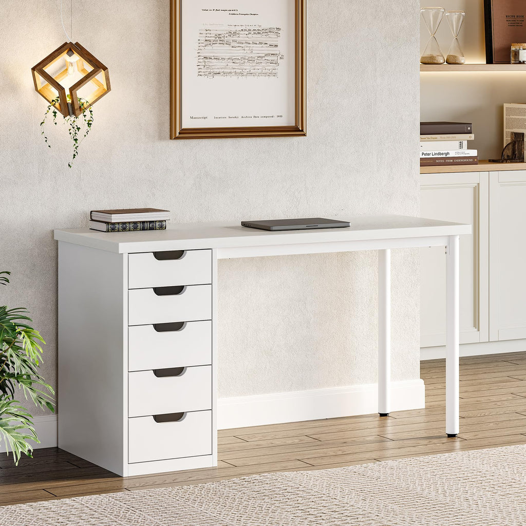 LITTLE TREE 47-Inch Five-Drawer Student Desk