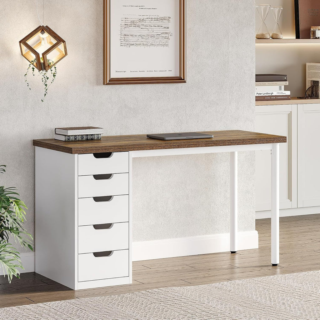 LITTLE TREE 47-Inch Five-Drawer Student Desk