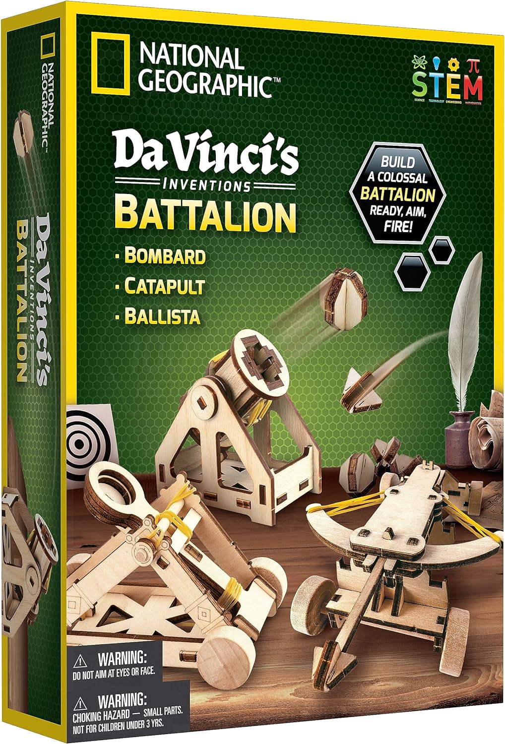 National Geographic Da Vinci's Battalion 3-Model STEM Kit