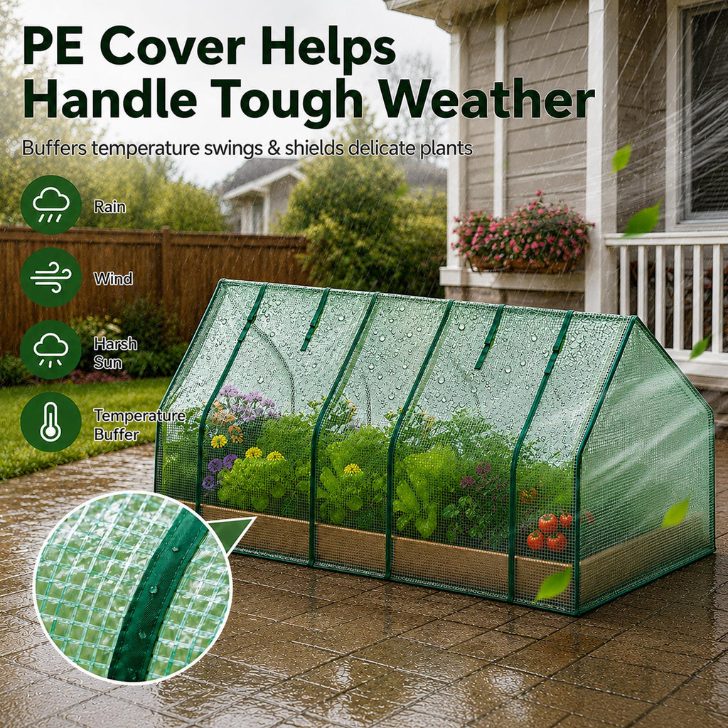 ScienGarden Portable Tunnel Greenhouse (Medium & Large)