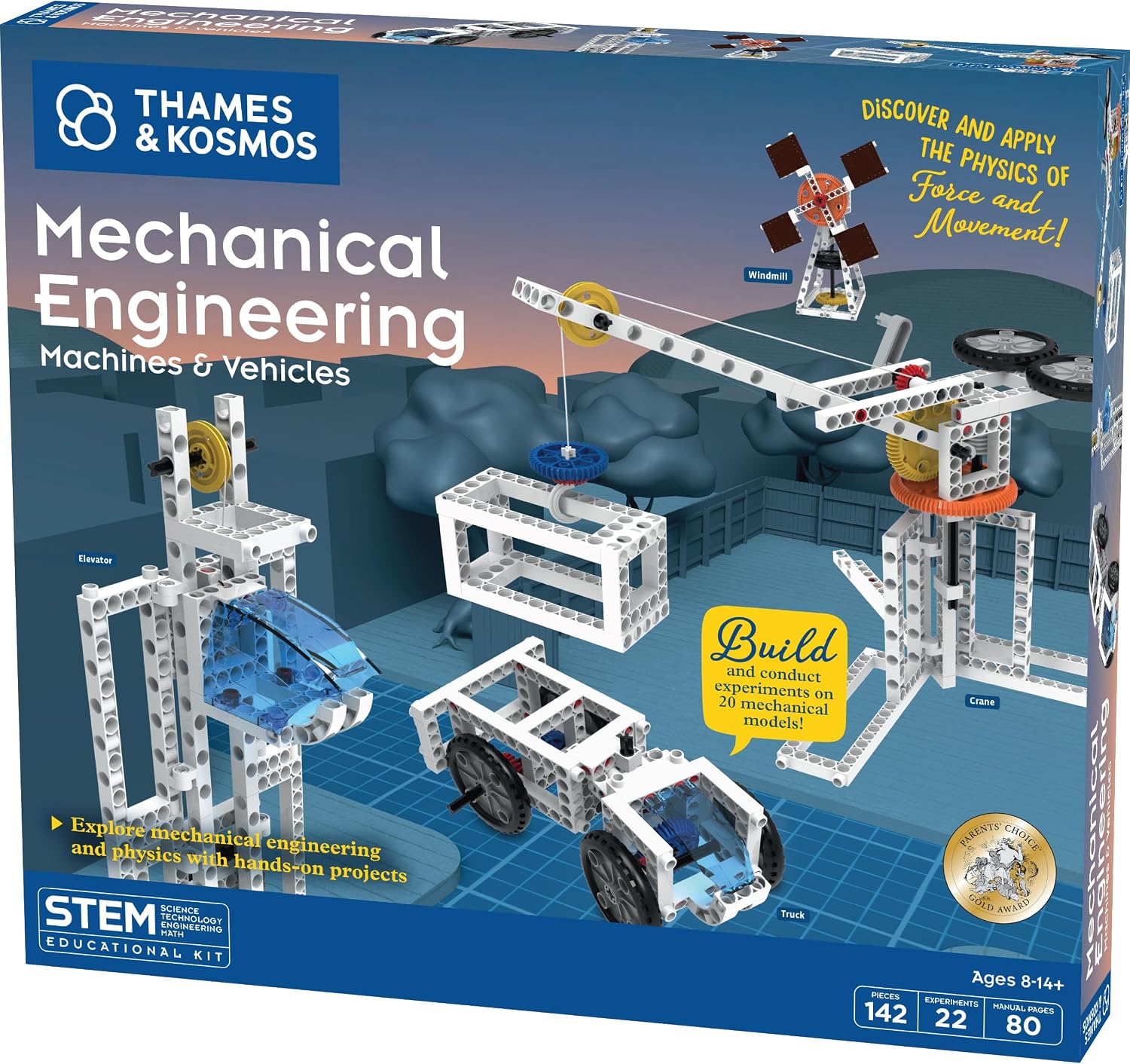 Mechanical Engineering — Machines & Vehicles STEM Kit (Ages 8+)