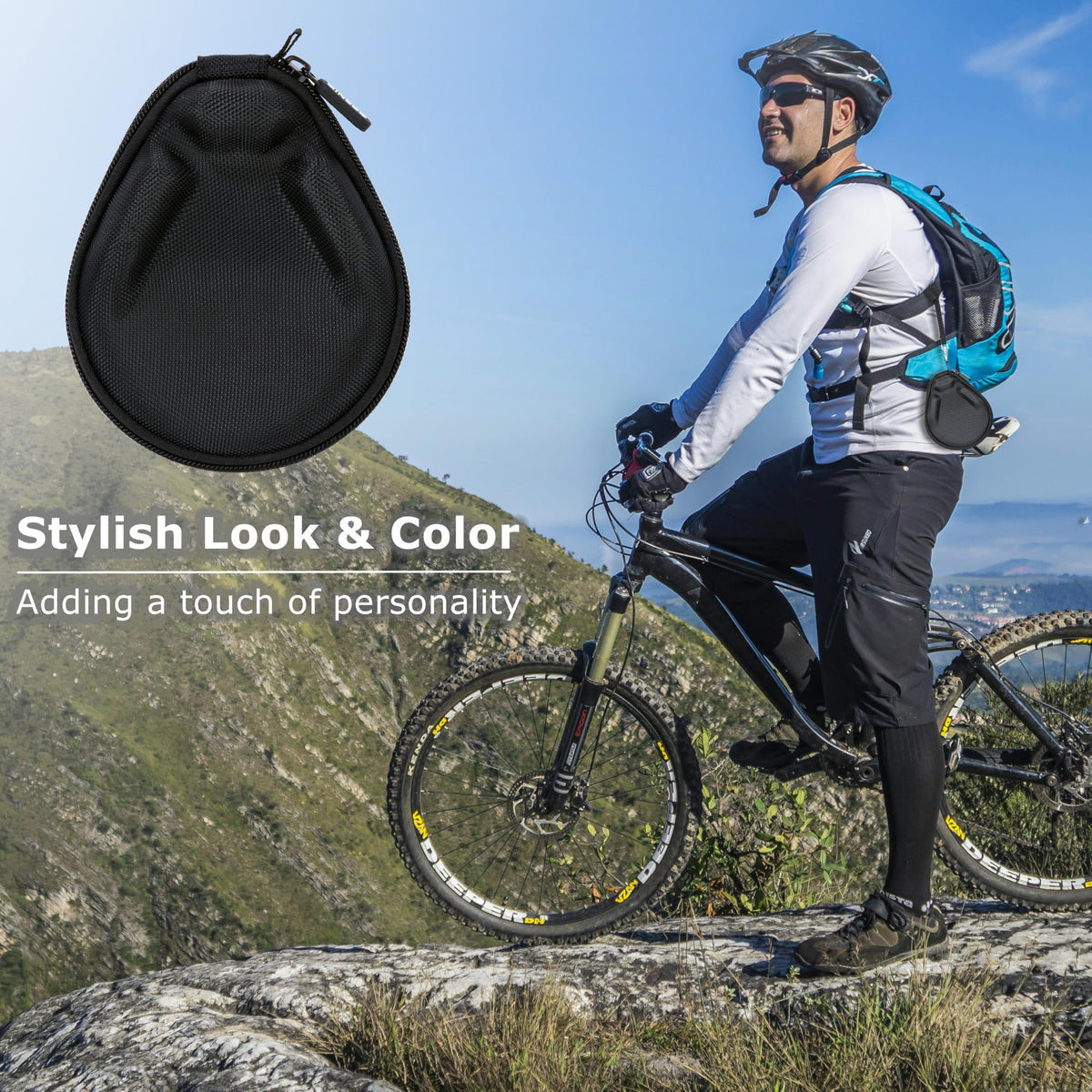 Ginsco Universal Bone Conduction Headphones Case Compatible with SHOKZ New OpenRun Pro 2/Pro 2 Mini/OpenRun/OpenSwim Open-Ear Sport Headphones, Compatible with CXK/Raycon/BAICLUD/MRYTKY (Green)