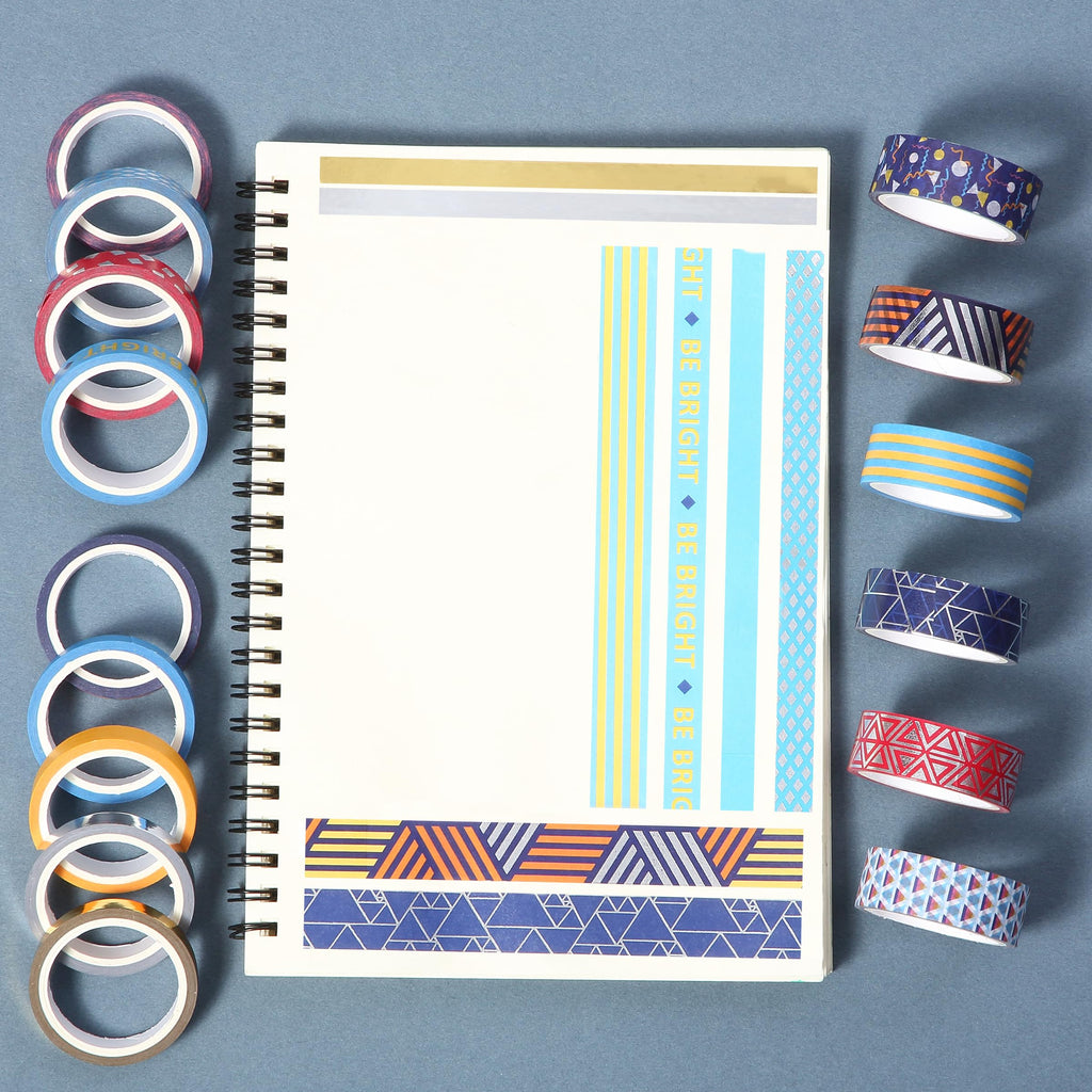 Mr. Pen- Washi Tape Set, 21 Rolls, Assorted Sizes, Floral